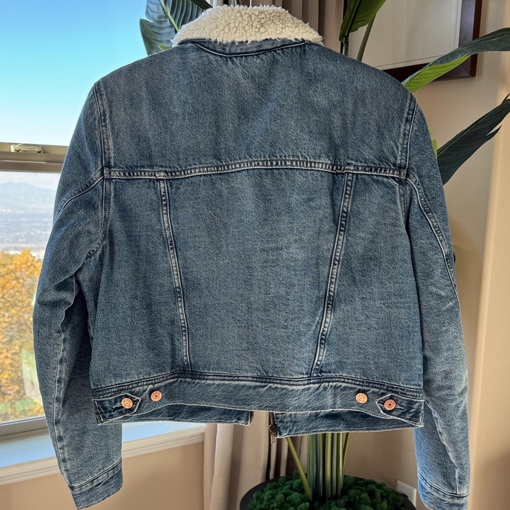 Sherpa Lined Denim Jacket